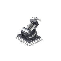 Adjustable Angle Vise Precision Inclined Bench Vise Strong for Hobbyists, Grinding