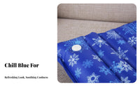 Water-Filled Cooling Pad Undulating Surface Summer Sleeping Mat Waterproof PVC Water Bed Pad for Students, Hot Sleepers, Dorm Room, Sofa