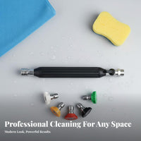 M22 Pressure Washer Lance Ergonomic Grip High Pressure Spray Built-in Ball Valve for Homeowners