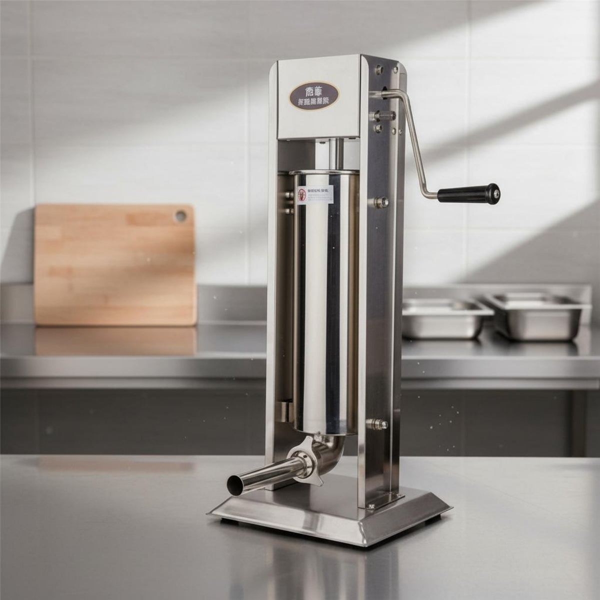 Manual Sausage Stuffer Commercial Grade Stainless Steel Sausage Filler
