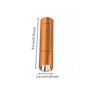 3 Light Modes Multi Color Flashlight Zoomable Zoom Flashlight
