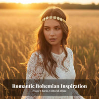 Bohemian Coin Headband Vintage Inspired Elastic Coin Hair Band Boho Event Headwear Lightweight Versatile for Women, Event S