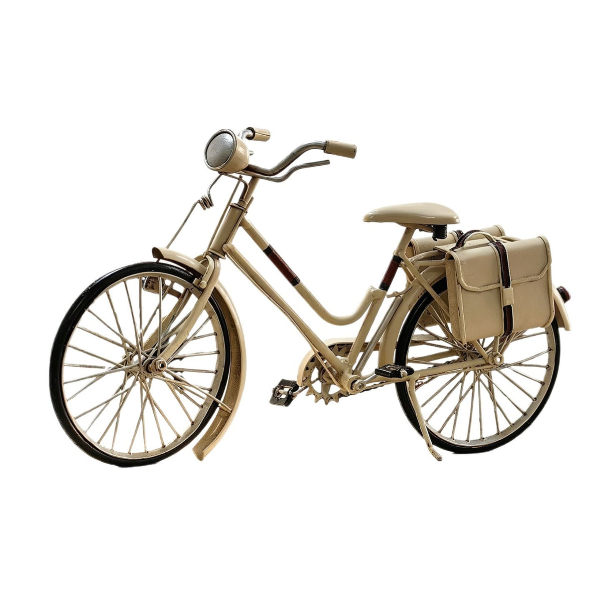 Vintage Cycle Model Lightweight Cycle Model Authentic-Looking Bike Sculpture for Collectors