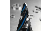 High Speed Steel Step Drill Bit Set 4-Flute Design Pagoda Drill Bit Set Storage Case Included Power Tool Accessory for Metalworkers