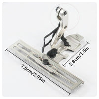 Overlock Presser Foot Metal Slotted Guide Presser Foot Attachment Even Seams