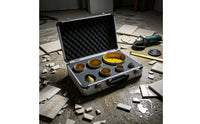 7 Pieces Diamond Kit Heavy-Duty Set with Case Tools for Masonry Work