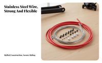 Cycle Brake and Gear Selector Wire Set Stainless Steel Wire S Cycle Brake Wire Set Long-Lasting Low Drag for Mountain Bikers