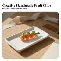 Fruit Hair Clip Japanese and Korean Design Cartoon Fruit Barrette Handmade Cute Side Hair Clip for Girls, Teenagers, Daily Wear, Casual Outings