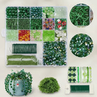 Beaded Plant Kit Hanging Beaded Plant Making Kit Handmade for Hobbyists, Adults