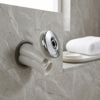 Compact Shower Nozzle Assembly Round Cover Bathtub Pool Nozzle Cylindrical Ports Bathtub Shower Sprayer Angled
