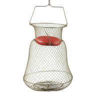 Foldable Catch-Holding Keep Net with Buoy Floating Wire Catch-Holding Basket Heavy Duty Quick Drying for Anglers