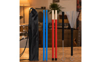 Drum Accessory Kit with Easy to Carry to Carry Drum Brushes and Sticks Set Case for Drummers, Beginners