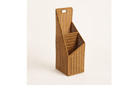 Wicker Umbrella Holder Slim Tall Wicker Basket Woven Basket with Handle Sturdy Rattan Storage Bin Space-Saving for Yogis