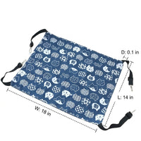 Cat Hammock and Hanging Cat Bed with Rope-Suspended Design, Breathable Textile Feline Cage Hammock, Multi-Scene Use Swing for Pet Resting Area