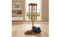 Baseball Bats Rack-Saving Design Baseball Rod Organizer Easy Assembly for Entryway, Living Room