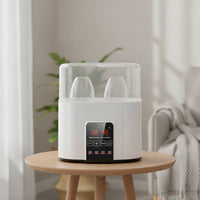 2-in-1 Bottle Warmer with Sterilizer Electric Bottle Warmer Touch-Control Appliance Keep Warm for Newborns, Night Feeds