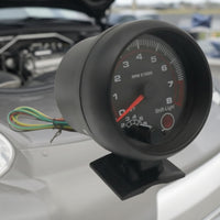 Tachometer with Gear-Change Light Accurate RPM Gauge with Gear-Change Light Compact Meter for Drivers