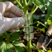 Plant Grafting Clips for Tomatoes and Garden Plants, Plastic