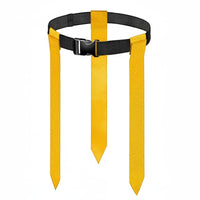 Flag Football Set Contrasting Hues Football Flag Sash Kit Strong Buckle for Kids, Teenagers, PE Class, Backyard Games