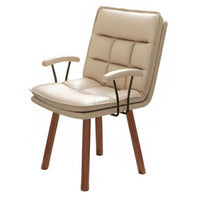 Ergonomic spine supportrest Upholstered rotating Chair Padded Seat and spine support Upholstered Wood Task Chair glidingRolling Casters Armchair century-1900scentury-1900svintage-inspired modern Design for Adults, Professionals