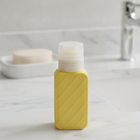 4-Pack 90ml Travel Bottle Set, Leakproof Squeezable Silicone Toiletries Containers