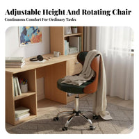 Armless Adjustable rotate Chair Comfortable padding Office Furniture for Bedroom