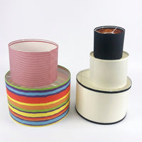 Light Shade for Pendant Lights and Living Room, Rainbow Stripes Bedroom Lampshade for Floor Lamps, Foldable Nursery Lampshade, 150*140 Design