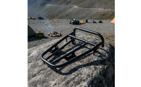 Motorcycle Rear Luggage Rack Matte Black Motorcycle Rear Rack Rust Resistant for Commuters