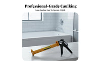 Caulking Heavy Duty Half-Barrel Caulking Sturdy Hand Tool for Construction Workers, DIY Enthusiasts, Home Improvement, Renovation, Lavatory