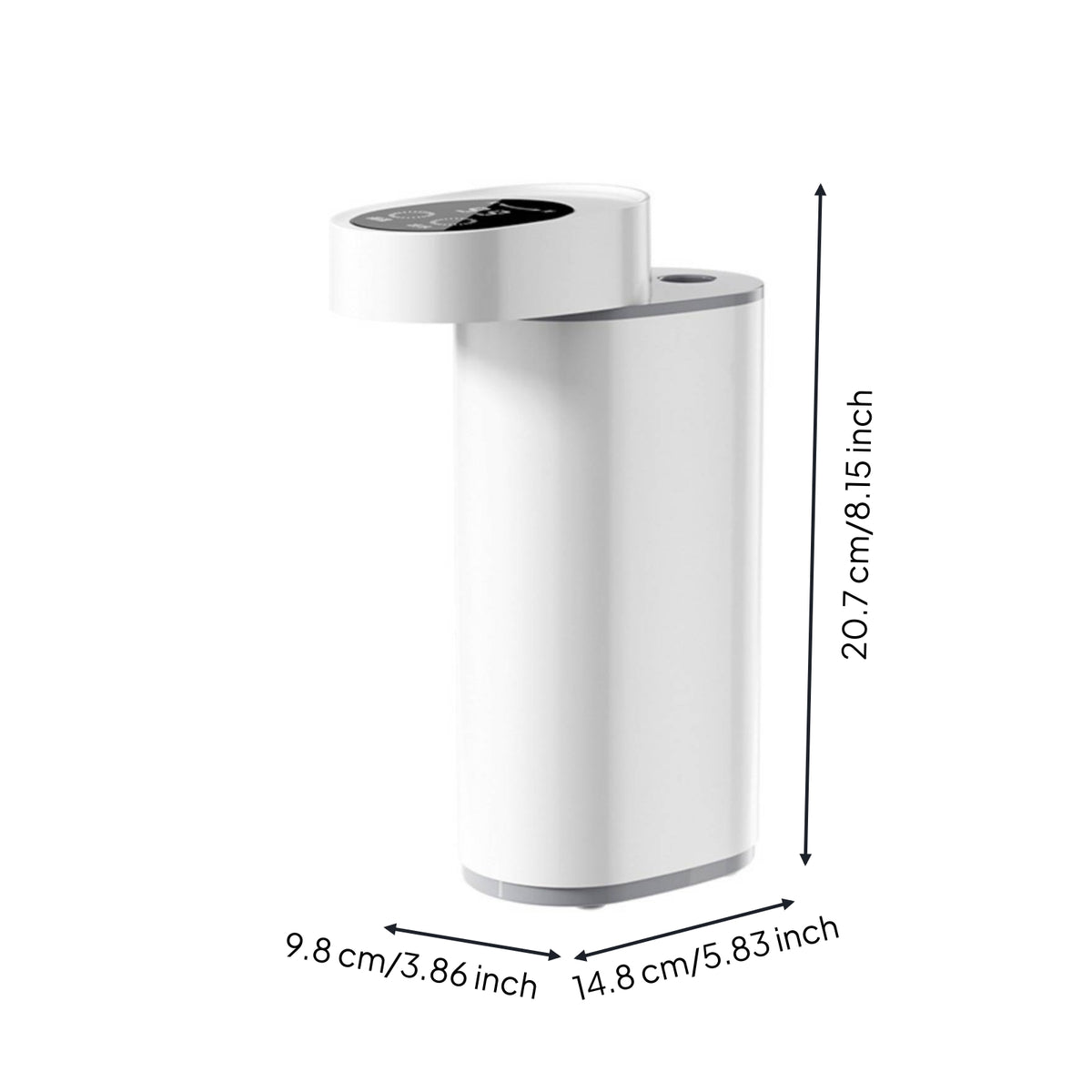 5 Temperature Levels Instant Hot Water Dispenser Touch Control Electric Hot Water Dispenser Space-Saving Home Appliance Plug-into for Travel