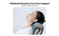 Office Chair Neck Pillow Multi-Functional Ergonomic Chair Headrest Desk Resting Pillow Pressure Relief Viscoelastic Foam Neck