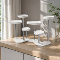 Multi-Level Figurine Display Rack 6-Tier Figurine Display Shelf Stable Holder Sturdy for Collectors