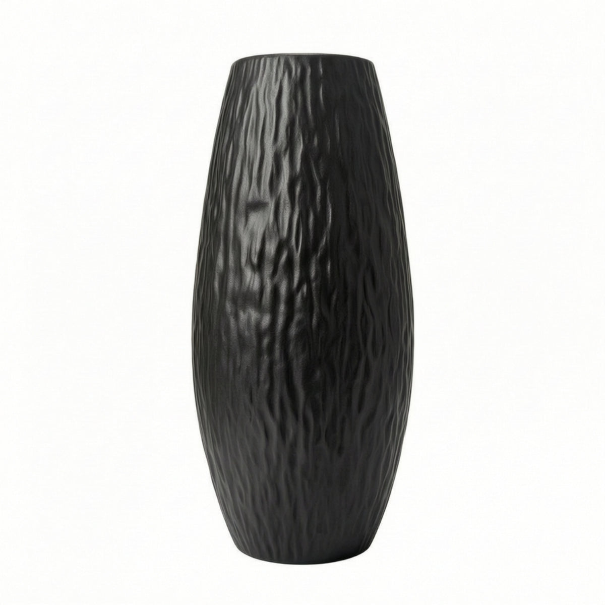 Plastic Ceramic-Look Vase Retro Style for Home Decor