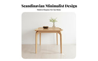 Nordic design Elephant Leg Table and Woven Chair Combo Modern Minimalist Dining Room Set Sintered Stone surface Mealtime Furniture Rounded Corners for Families, partners, Homeowners, Apartment, Kitchen