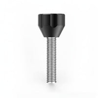 Tool-Effortless Operation Fishing Equipment Mounting Screw Rust Resistant M6 Universal Bolt Aluminum Alloy M6 Hand Tightening Screw for Fishermen, Anglers