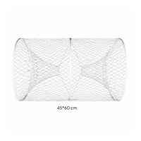 Portable Collapsible Fishing Cage Sturdy Round Fishing Net Cage No Installation Required Funnel Entrance Aquatic Creature Enclosure Handmade