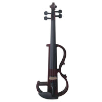 Adult Beginner Electric Violin 4/4 Black White Stage Performance