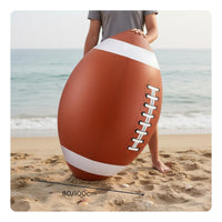 Long-Lasting PVC Giant Inflatable Soccer Ball Multi-Sport Design Oversized Inflatable Volleyball Thickened Material Outdoor Toy for Backyard