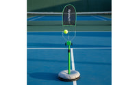 Stable Tennis Swing Practice Aid with Adjustable Pole Portable Tennis Training Device with Weighted Base Non-Slip Practice Kit Anti-Skid for Backyard