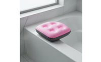 Inflatable Bath Seat with Suction Cups Massage Surface Spa Booster Seat Waterproof Booster Pad for Elderly