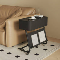 Modern design Multi-Tier Rolling Cart Space-Saving Multi-Tier Rolling Trolley Movable with casters Side Table Multifunctional for Apartment Dwellers, Office Workers, Living Room, Narrow Spaces, Bedroom, Bathroom