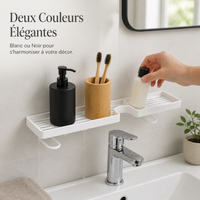 Luxury Bathroom Vanity Shelf Wall-Mounted Faucet Sink Organizer