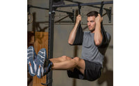 2 Pieces Heavy Duty Bodyweight Hanging Straps with Padded Arm Supports Comfortable Hanging Ab Straps with Metal Carabiner Sturdy Fitness Equipment Tear-Resistant for Home Gym