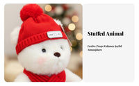 New Year Character Teddy Cute Design Stuffed Teddy Gift-Ready Packaging Stitched Nose for Children, Company Events