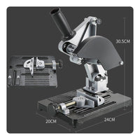 Multi Function Angle Grinder Stand Sturdy Construction Grinder Cutting Stand Heavy Duty Hardware Attachment Wide Compatibility for Workshop, Garage