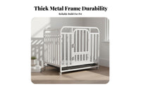 Easy to Clean Indoor Dog Crate Safety Lock Heavy Duty Dog Crate Rust-Resistant Rolling Pet Kennel Paw-Friendly Grid for Small Dogs