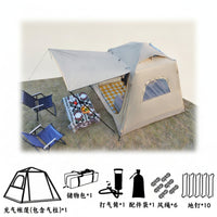 Quick Setup Inflatable Tent Waterproof Air Tent Sun Protection Shelter Portable for Campers, Families, Camping, Backyard