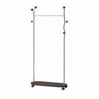 Space-Saving stand-alsinglestanding Valet with Tray Minimalist Design Clothing Rack Multi-Functional Bedroom Furniture Stable Base for Apartment Dwellers, Students, Professionals, Entryway, Dorm Room, Walk-in Closet