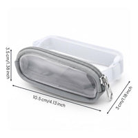 Sun Visor Lipstick Pouch Easy Access Lip Chap Product Holder Does Not Obstruct View Zippered Visor Pouch for Drivers