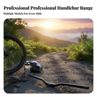 Lightweight Mountain Bike Riser Bar High Strength Mountain Bike Riser Handlebar Long-Lasting for Trail Riding